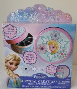 Disney Frozen Nuevo en Caja Creaciones de Cristal Hágalo Usted Mismo Joyero Música Kit Pegatinas 2015 - Imagen 1 de 13