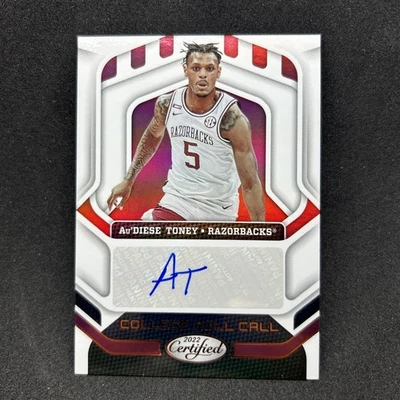 2022 Chronicles Certified Draft Picks College Roll Call Au'Diese Toney - Image 1 of 2