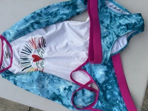 Lands End Girls Bathing Suit Size 6 - Picture 1 of 4