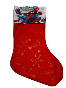 Calza natalizia in feltro Spiderman - feltro rosso - 16 pollici - Foto 1 di 1