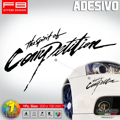 Adesivi Stickers Mitsubishi RalliArt The Spirit Of Competition Tuning Car Viral - Imagen 1 de 2