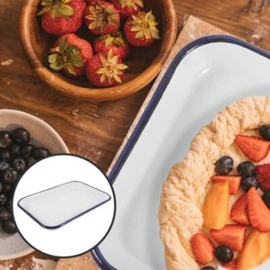 Easy Cleaning Practical Lasting Enamel Pie Pan Baking Accessory - Picture 1 of 12