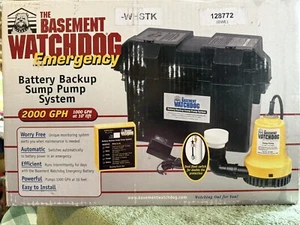 Sistema de bomba de sumidero de respaldo de emergencia The Basement Watchdog BWE The Basement - Imagen 1 de 2