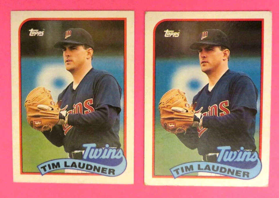 2 - 1989 Topps, Minnesota Twins - TIM LAUDNER - Image 1 of 1