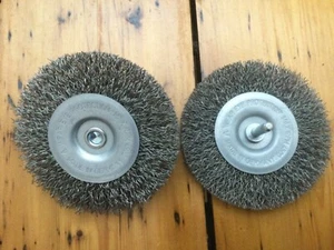 100mm Wire Wheel Brush - 2 Pack - Picture 1 of 2