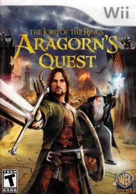 El Señor de los Anillos LOTR Aragorn's Quest - Juego para Nintendo Wii Foto 1 de 4