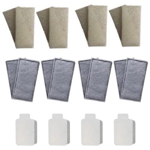 8 x Espuma Fluval U2 Compatible + 8 Filtros de Policarbono + 4 Cartuchos Limpios y Transparentes - Imagen 1 de 2