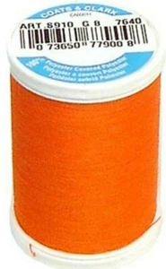 Coats & Clark ~ Dual Duty All Purpose Thread, 250 yd ~ (S910-7640 - Orange) - Picture 1 of 1