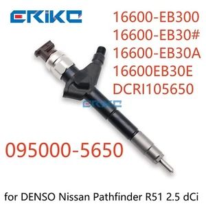 Inyector de combustible 095000-5650 16600-EB300 para Nissan Pathfinder R51 2,5 dCi - Imagen 1 de 6