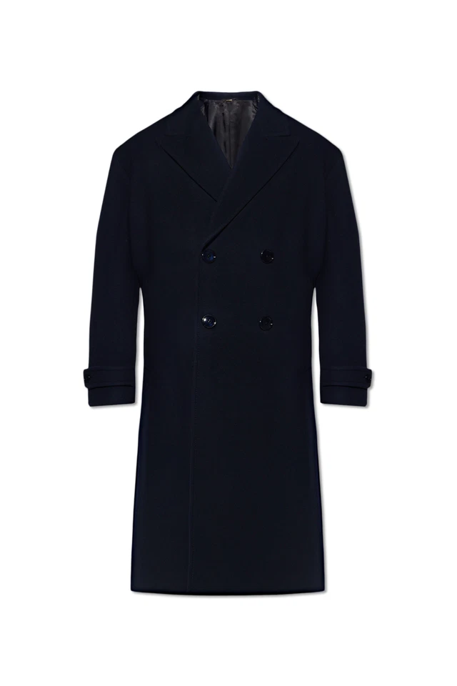 GUCCI Navy Wool Double Breasted Coat New & Authentic - Image 1 of 1