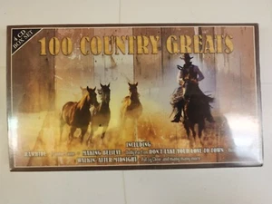 100 Country Greats (Various) - 4 CD Disc Set (Time Music) BRAND NEW SEALED - Picture 1 of 6