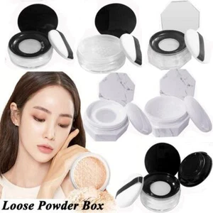 Box With Sieve Makeup Jar Sifter Container Cosmetic Container Loose Powder Box - Picture 1 of 12