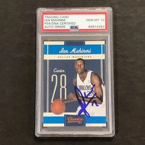 2010-11 Panini Classics #4 Ian Mahinmi Signed Card AUTO 10 PSA Slabbed Mavericks - Picture 1 of 2