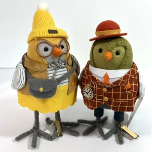 Juego de 2 pájaros de Halloween Target Feathery Friends Hyde & Eek 2023 avena y manzana - Imagen 1 de 24