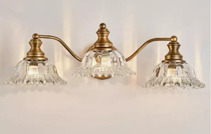 XIEDUN Vintage 3 Lights Bathroom Vanity Light Fixture - New - Open Box - Picture 1 of 5