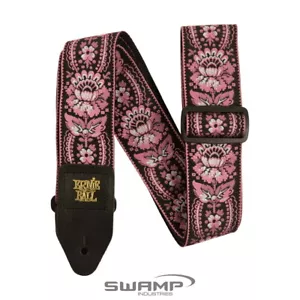 Correa de guitarra Ernie Ball 5347 Jacquard - Rosa Orleans - Extremos de cuero polipropiado - Imagen 1 de 1