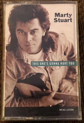 MARTY STUART THIS ONES'S GONNA HURT YOU Cassette Tape OG 1992 Country - Image 1 of 3