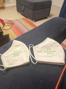 Two ZSL London Zoo reusable face masks - Picture 1 of 1