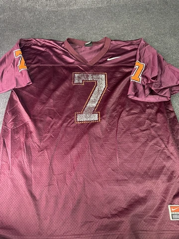 Vintage 2000 NIKE MICHAEL VICK #7 Virginia Tech Hokies Football Jersey Size XL Cover