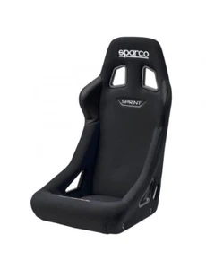 Asiento Sparco Sprint Tubo Negro Aprobado por la FIA 8855-1999 a 2029 - Imagen 1 de 4