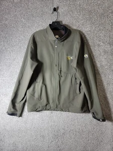 Mountain Hardwear Herren L Armee grün Reißverschluss Mock Ausschnitt Softshelljacke - Bild 1 von 12