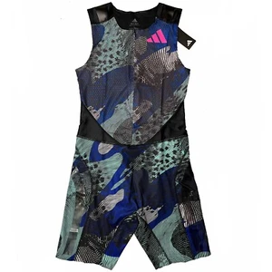 Adidas Pro Elite Sleeveless Running Suit HN8038 Multicolor (Men’s Large) L - Picture 1 of 8