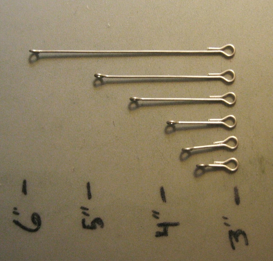 20 hastes de peixe articuladas... 6 tamanhos disponíveis... FRETE COMBINADO - Imagem 1 de 1