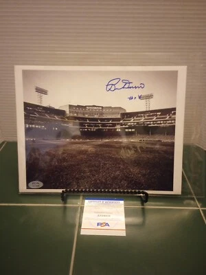 BOBBY DOERR & WADE BOGGS  HOF DUAL AUTOGRAPH Photo Rare PSA Certified  - Image 1 of 4