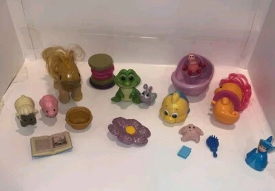 Disney Animators' Collection Accesorios Mini Muñeca Juguete Set Platija Sebastian + Foto 1 de 4