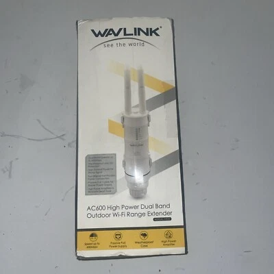 Wavlink AC600 WiFi Long Range Extender Dual Band WiFi Repeater Signal Booster - Image 1 of 2