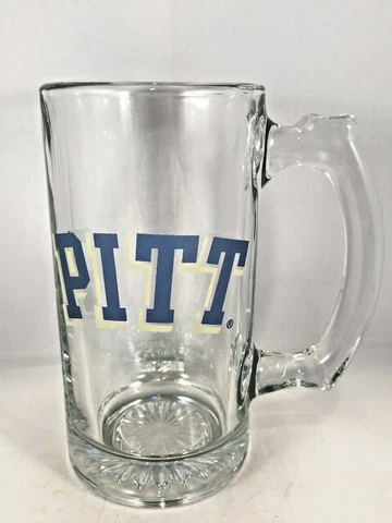 University of Pittsburgh PITT Panthers Logo Beer Pint Stein Glass Cover