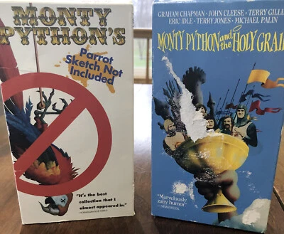 2 Vtg Monty Python VHS British Comedy Lot UK Classic Holy Grail Tested - Image 1 of 4