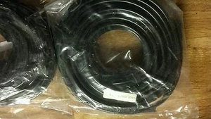 Vintage vw volkswagen bug oval split window  german black fender beading set 4 - Picture 1 of 4