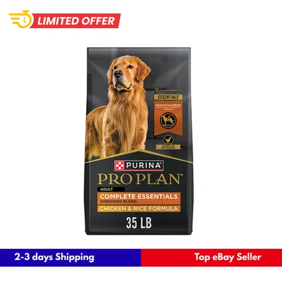 Purina Pro Plan Complete Essentials Shredded Blend Chicken & Rice Dog Food Dry - Image 1 of 3