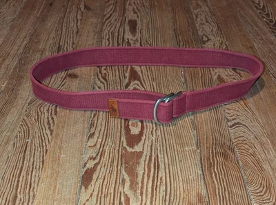 Vintage Polo Ralph Lauren Algodão Anel D Cinto Masculino Tamanho XL Logotipo Borgonha - Imagem 1 de 4