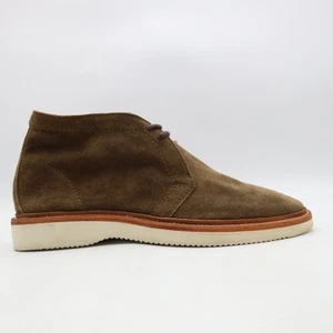 Frye Paul Light Chukka Lace Up Ankle Boots Men's Size 9 D Olive Green Suede - Picture 1 of 9