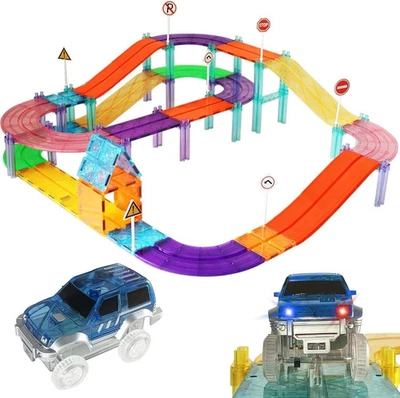 Magnetic Traffic Fantasy, Crazy 3D Brain Development Magic Construction Blocks - Image 1 of 4