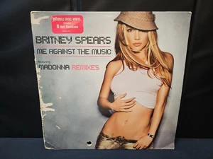 Me Against The music Feat. Madonna by Britney Spears RARE 2LP VINYL RECORD PROMO - Foto 1 di 6