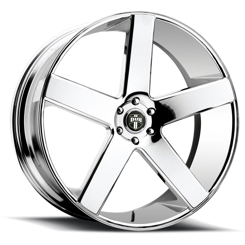 Dub S115 Baller 26x9 5x5" +15mm Chrome Wheel Rim 26" Inch Foto 1 de 4