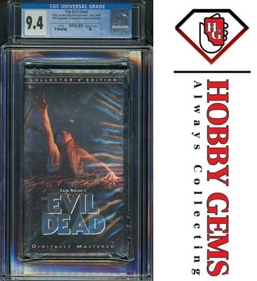The Evil Dead Collector's Edition Clamshell 1998 VHS Graded Sealed CGC 9.4 B+ - Image 1 of 3