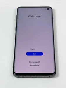 Samsung Galaxy S10 128 GB (sbloccato) SM-G973U Prism nero - buono - Foto 1 di 7