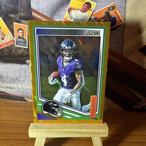 2025 Zay Flowers Score #267 Lava /799 Hot SP! - Picture 1 of 2