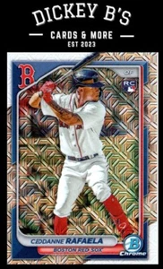 2024 Bowman Chrome Mojo Refractors #84 Ceddanne Rafaela Boston Red Sox - Picture 1 of 2