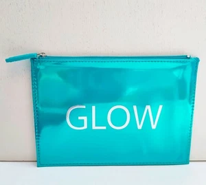 Biotherm holographic see through Blue Makeup Cosmetic Bag / Pouch / Case, NEW! - Picture 1 of 6