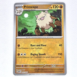 Primeape 057/165 SV Scarlet & Violet 151 Reverse Holo Uncommon Pokemon TCG NM - Picture 1 of 2