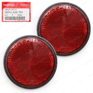 Fits Honda CT125 Hunter Cub 2020 - 22 Pair Rear Side Red Reflector Reflex - Picture 1 of 8