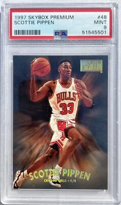 Scottie Pippen 1997 Skybox Premium #48 PSA 9 - Image 1 of 2