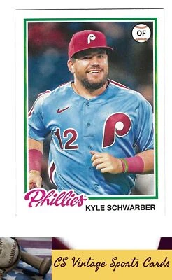2022 Topps Archives #141 Kyle Schwarber - Image 1 of 2