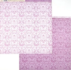 10 hojas, papel Stamperia doble cara 12x12 álbum de recortes - diseño floral romántico - Imagen 1 de 1