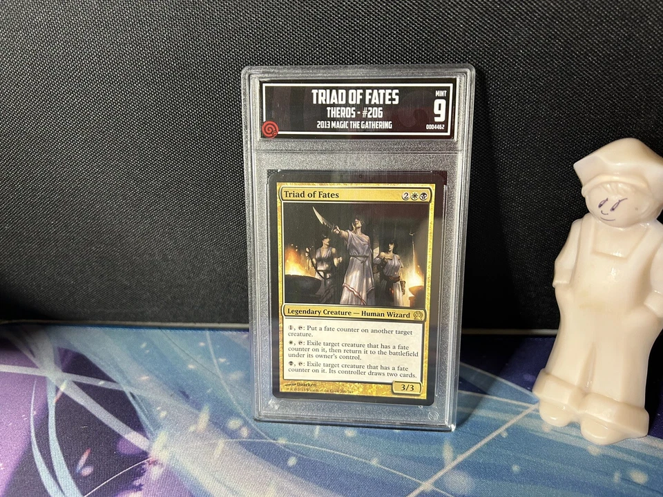 TCCG 9 PSA 9 CGC 9 Eq Triad of Fates  – Theros MTG Card Graded Commander MINT - Image 1 of 1